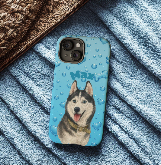 Bespoke Phone Cases Featuring Your Pet’s Portrait.